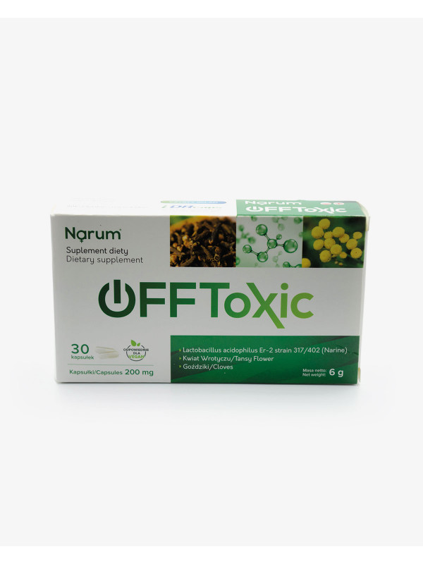 Narum OFFToxic 200 mg | 30 capsules